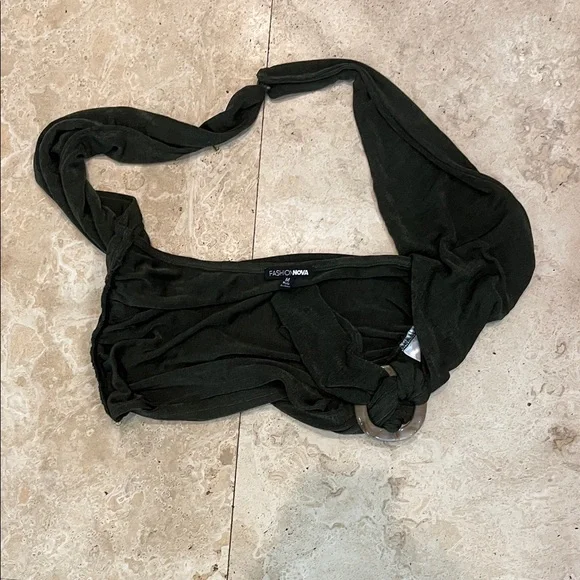 Two-Piece Halter Wrap Skirt Set - Picture 3 of 3